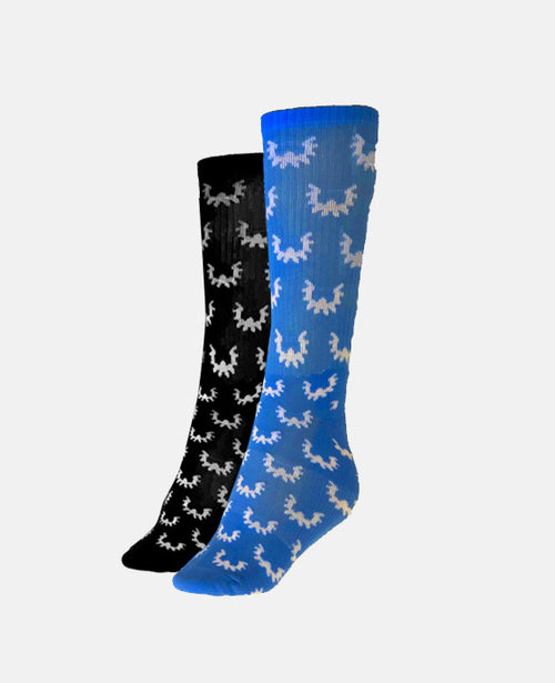 SOCK BLUE/WHITE GEAR POOL